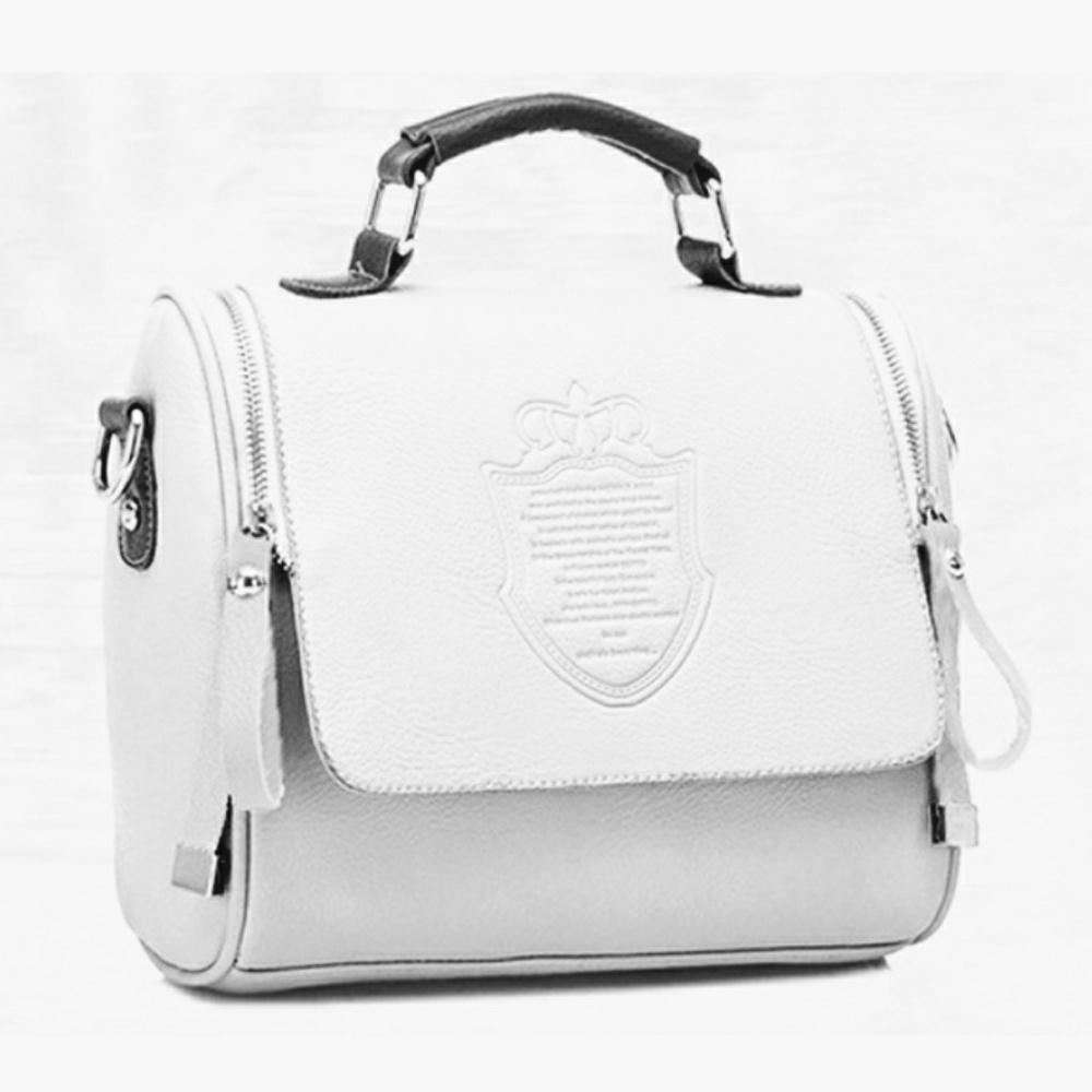 Leather Shoulder Crossbody Satchel Handbag. NWT.
